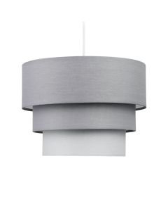 Grey Ombre 3 Tier Ceiling Light Shade