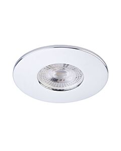 Saxby Lighting - Saxby ShieldONE 75 - 109808 & 113293 - Chrome Fixed Recessed Fire Rated Ceiling Downlight