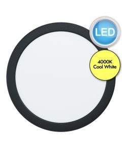 Eglo Lighting - Fueva 5 - 99159 - LED Black White Recessed Ceiling Downlight