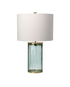Quintiesse - QN-RENO-GREEN-AB - Reno Table Lamp - Green - Aged Brass