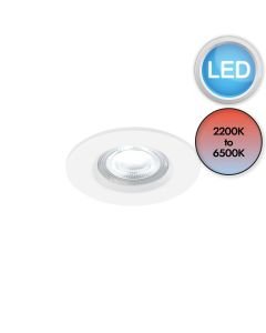 Nordlux - Don Smart Color - 2110900101 - LED White IP65 Bathroom Recessed Ceiling Downlight