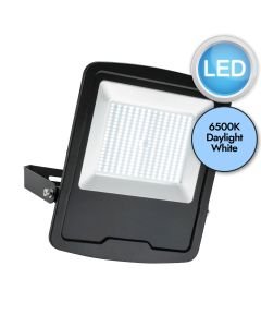 Saxby Lighting - Mantra - 78973 - LED Black Clear Glass IP65 200W Outdoor Floodlight