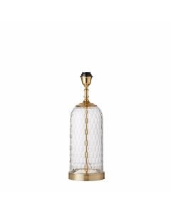 Endon Lighting - Wistow - 73106 - Solid Brass Clear Glass Base Only Table Lamp