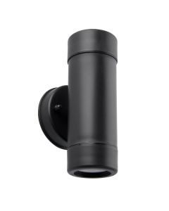 Saxby Lighting - Icarus - 81009 - Black Clear 2 Light IP44 Outdoor Wall Washer Light