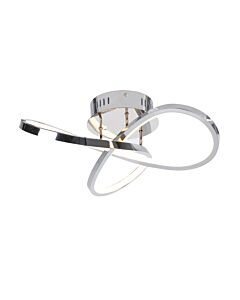 Polished Chrome LED Loop Flush Fitting