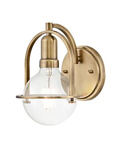 Quintiesse - Somerset - QN-SOMERSET1-C-HB - Heritage Brass Wall Light