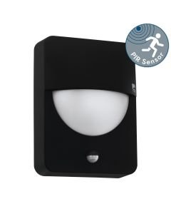 Eglo Lighting - Salvanesco - 98705 - Black White IP44 Outdoor Sensor Wall Light