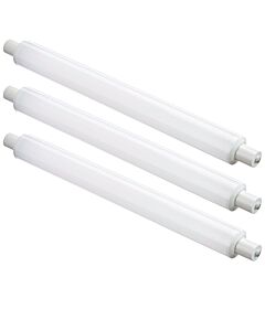 3 x 6W LED S15 284mm Tube Light Bulbs - Cool White