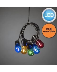 Konstsmide - Festoon LED light set 40 multicolour bulb - 2387-500EE
