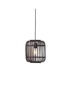 Endon Lighting - Mathias - 101700 - Dark Bamboo Black Ceiling Pendant Light
