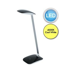 Eglo Lighting - Cajero - 95696 - LED Black Touch Task Table Lamp