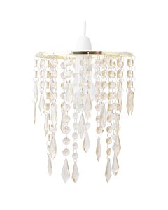Gold & Amber Jewels Light Shade