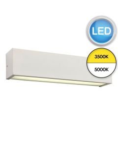 Saxby Lighting - Shale CCT - 98441 - LED White Frosted Glass Wall Washer Light