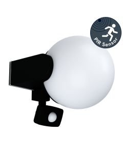Eglo Lighting - Rubio - 99573 - Black White IP44 Outdoor Sensor Wall Light