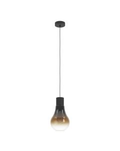 Eglo Lighting - Chasely - 43459 - Black Clear Glass Ceiling Pendant Light