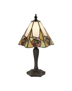 Interiors 1900 - Ingram - 64185 - Dark Bronze Tiffany Glass Table Lamp