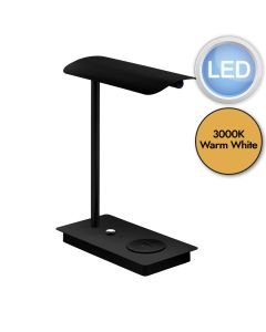Eglo Lighting - Arenaza - 99829 - LED Black Touch Task Table Lamp