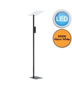 Eglo Lighting - Budensea - 99113 - LED Black White 2 Light Mother & Child Floor Lamp