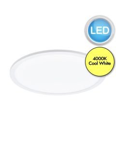Eglo Lighting - Sarsina - 97502 - LED White Flush Ceiling Light
