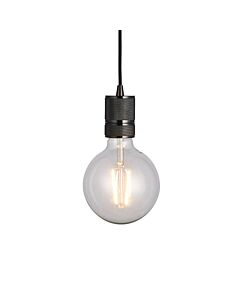 Endon Lighting - Urban - 76586 - Black Chrome Flex Suspension Ceiling Pendant Light
