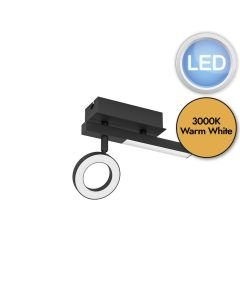 Eglo Lighting - Cardillio 2 - 900513 - LED Black White Ceiling Spotlight