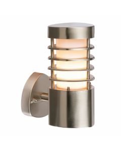 Saxby Lighting - Bliss - 13798 - Stainless Steel Frosted IP44 Outdoor Wall Light