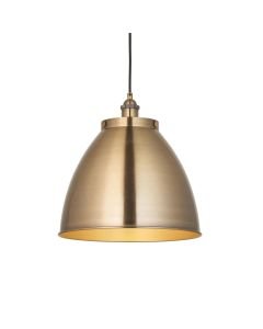 Endon Lighting - Franklin - 98744 - Antique Brass Ceiling Pendant Light