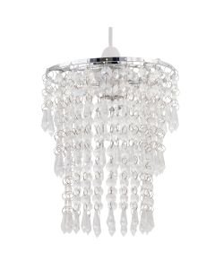 Clear Jewel Tiered Light Shade