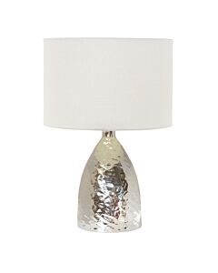 Medina - 45cm Touch Table Lamp with White Shade