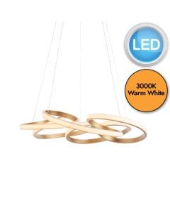 Lawrence - LED Gold Ceiling Pendant Light