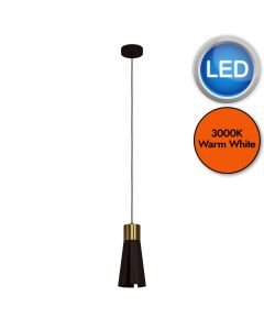 Eglo Lighting - Losalomas - 98838 - LED Mocha Brushed Brass Ceiling Pendant Light