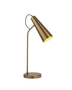 Endon Lighting - Karna - 107527 - Antique Brass Task Table Lamp