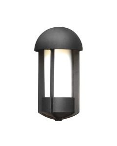 Konstsmide - Tyr - 510-752 - Black Outdoor Half Lantern Wall Light