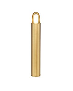 Elstead Lighting - Paignton - PAIGNTON-B-BRASS - Antique Brass Frosted Glass IP55 Outdoor Post Light