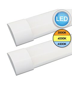 Set of 2 Moon Storm - White Opal 30393 Outdoor Strip Lights