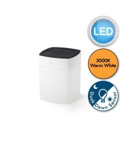 Konstsmide - Assisi - 7806-202 - LED White IP44 Solar Outdoor Portable Lamp