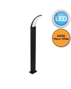 Eglo Lighting - Fiumicino - 98152 - LED Black White IP44 Outdoor Post Light