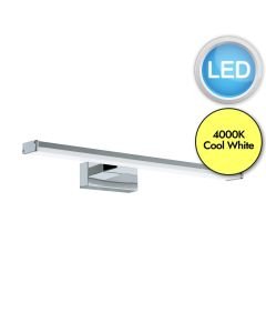 Eglo Lighting - Pandella 1 - 96064 - LED Chrome Silver White IP44 Bathroom Strip Wall Light