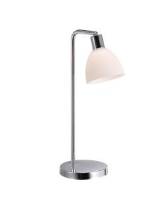 Nordlux - Ray - 63201033 - Chrome White Glass Task Table Lamp