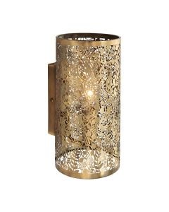 Endon Lighting - Secret Garden - 70105 - Antique Brass Wall Washer Light
