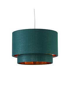Kozy - Dark Green and Gold 30cm Pendant Shade