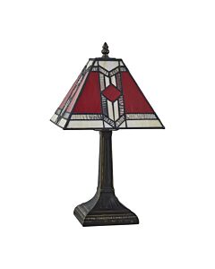 Avon - Tiffany Coloured Glass 39cm Table Lamp