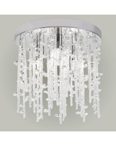 Azalea - Crystal Flush Ceiling Light