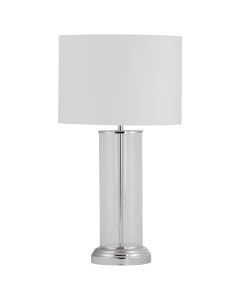 Chelmsford - 53cm Column Touch Lamp with White Shade