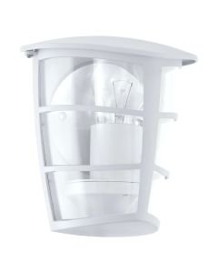 Eglo Lighting - Aloria - 93403 - White Clear IP44 Outdoor Wall Light