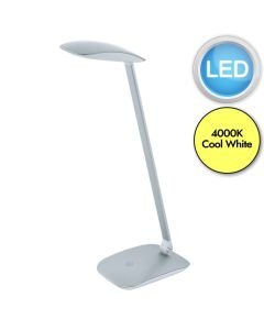 Eglo Lighting - Cajero - 95694 - LED Silver Touch Task Table Lamp