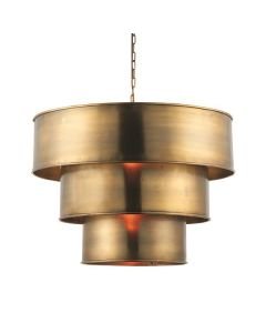 Endon Lighting - Morad - 69783 - Aged Brass Ceiling Pendant Light