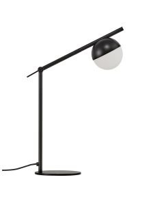 Nordlux - Contina - 2010985003 - Black Opal Glass Task Table Lamp