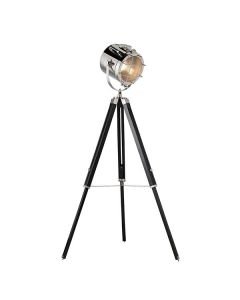 Endon Lighting - Nautical - EH-NAUTICAL-FL - Nickel Black Tripod Floor Lamp