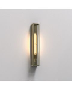 Astro Lighting - Harvard 500 1402006 - IP44 Natural Brass Wall Light